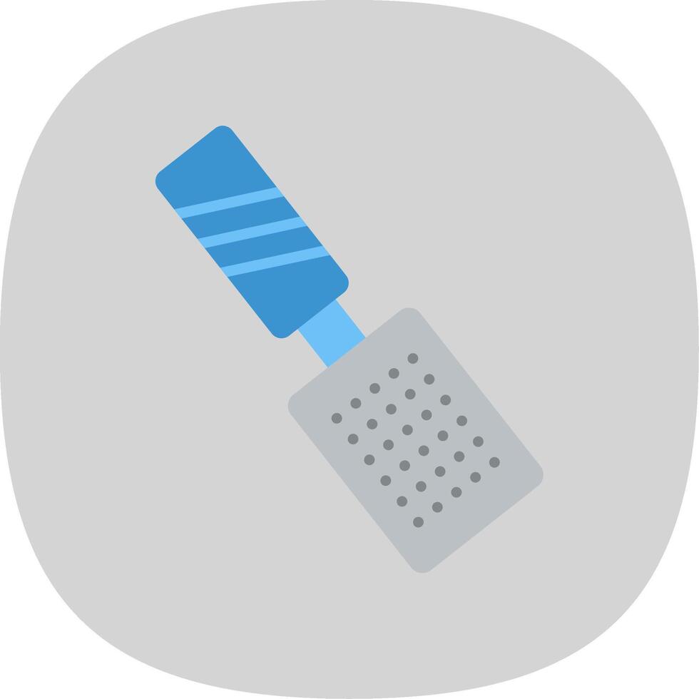 Grater Flat Curve Icon Design vector