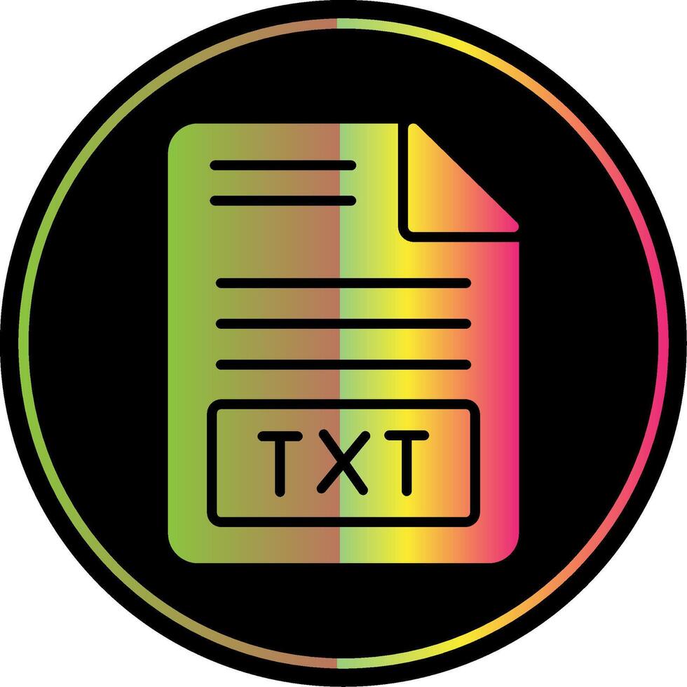 Text File Glyph Due Color Icon Design vector