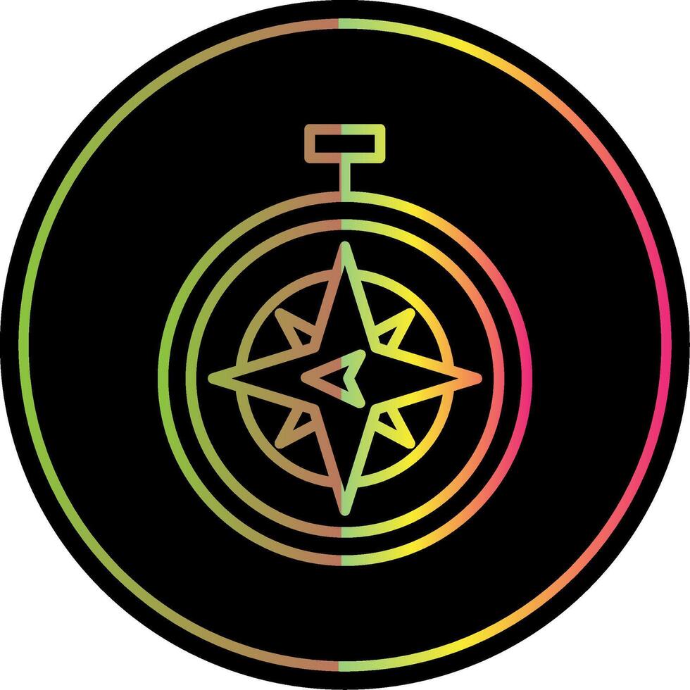 West Line Gradient Due Color Icon Design vector