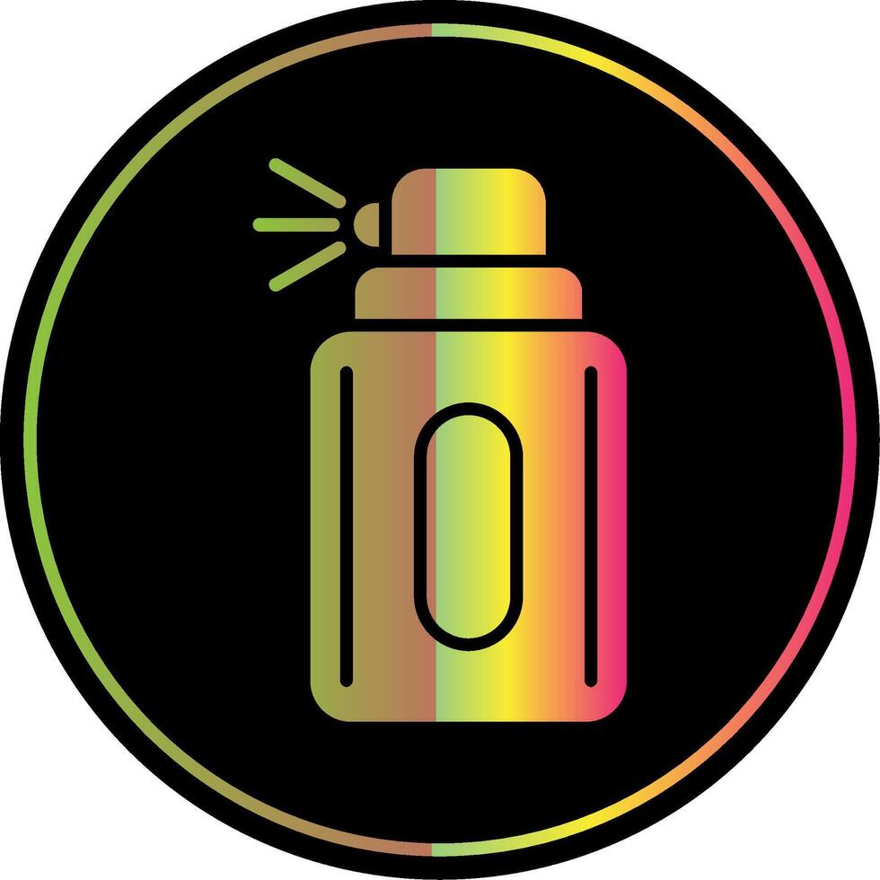 Deodorant Glyph Due Color Icon Design vector