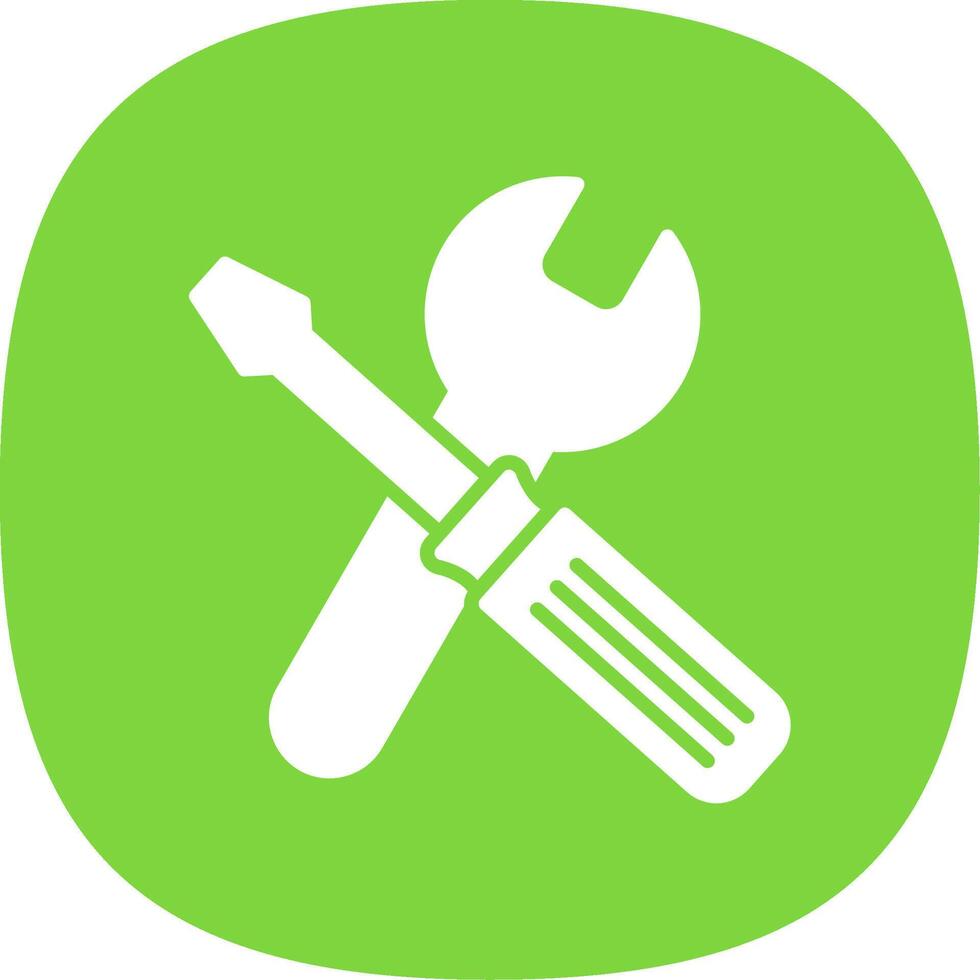 Tools Glyph Curve Icon Design vector