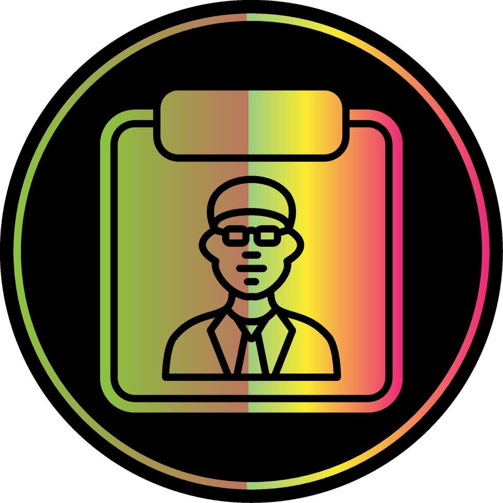 Photo Glyph Due Color Icon Design vector