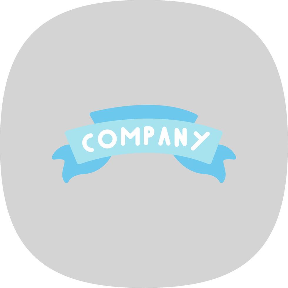 Logo Design Flat Curve Icon Design vector