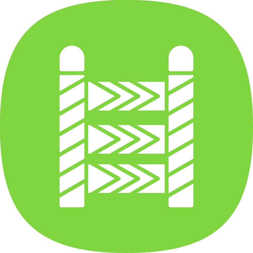 PoliceGlyph Curve Multi Circle Glyph Curve Icon Design vector