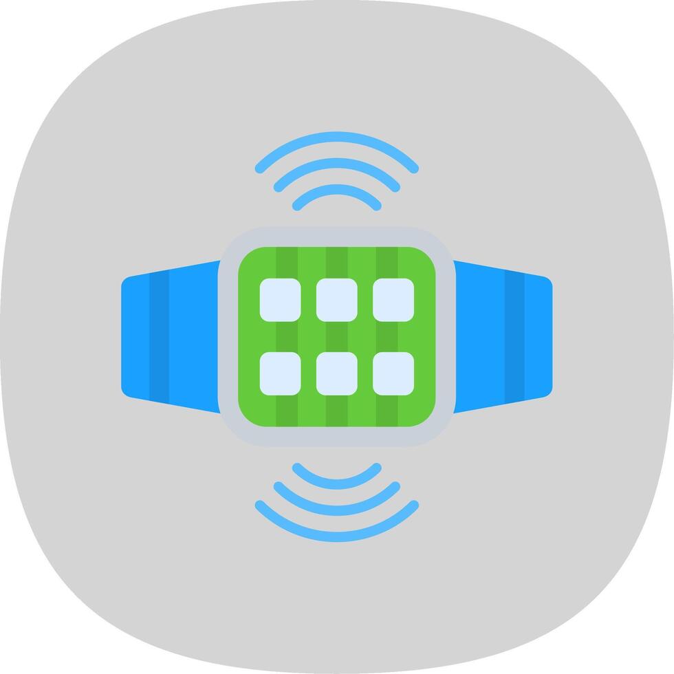 Connection Flat Curve Icon Design vector