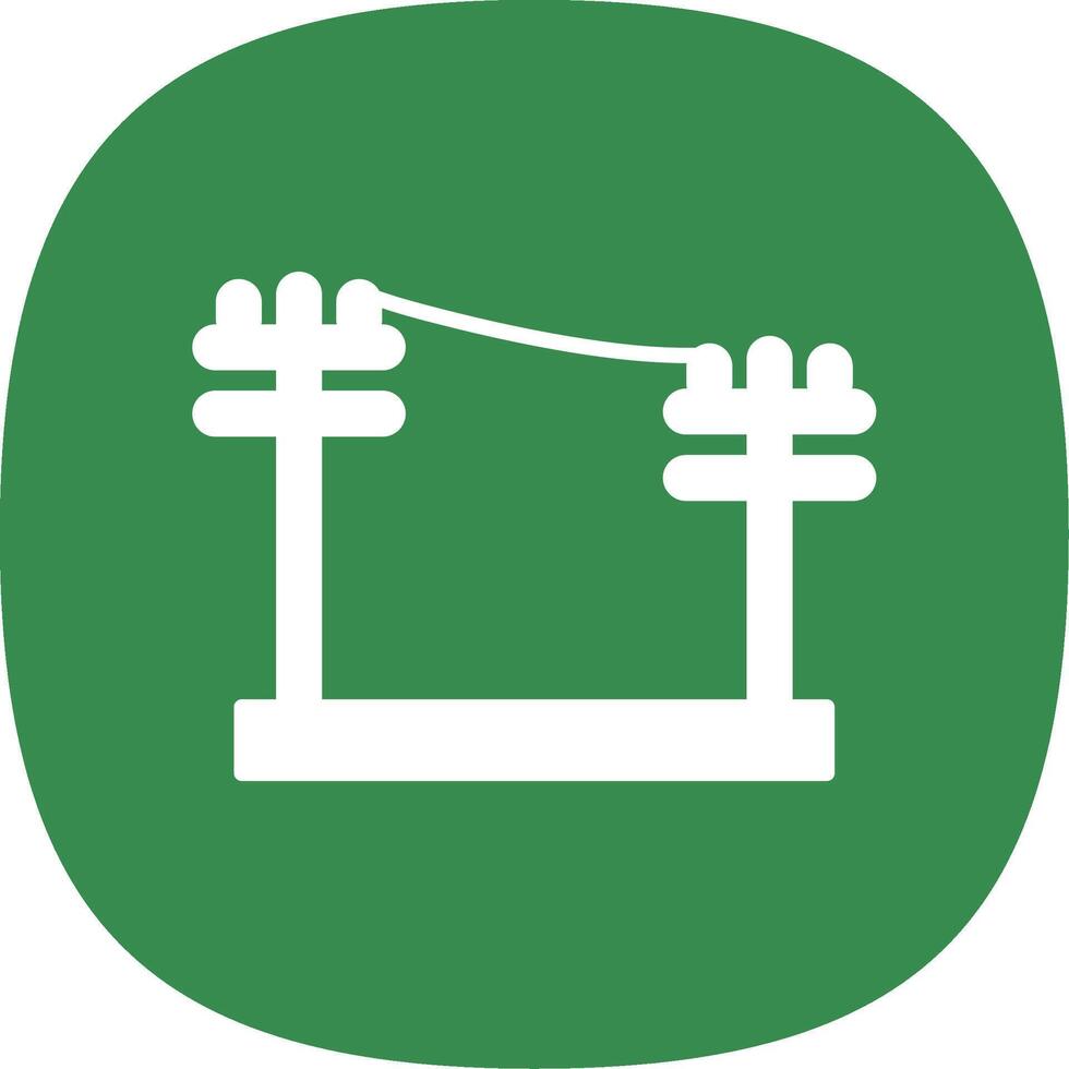 PowerGlyph Curve Multi Circle Glyph Curve Icon Design vector