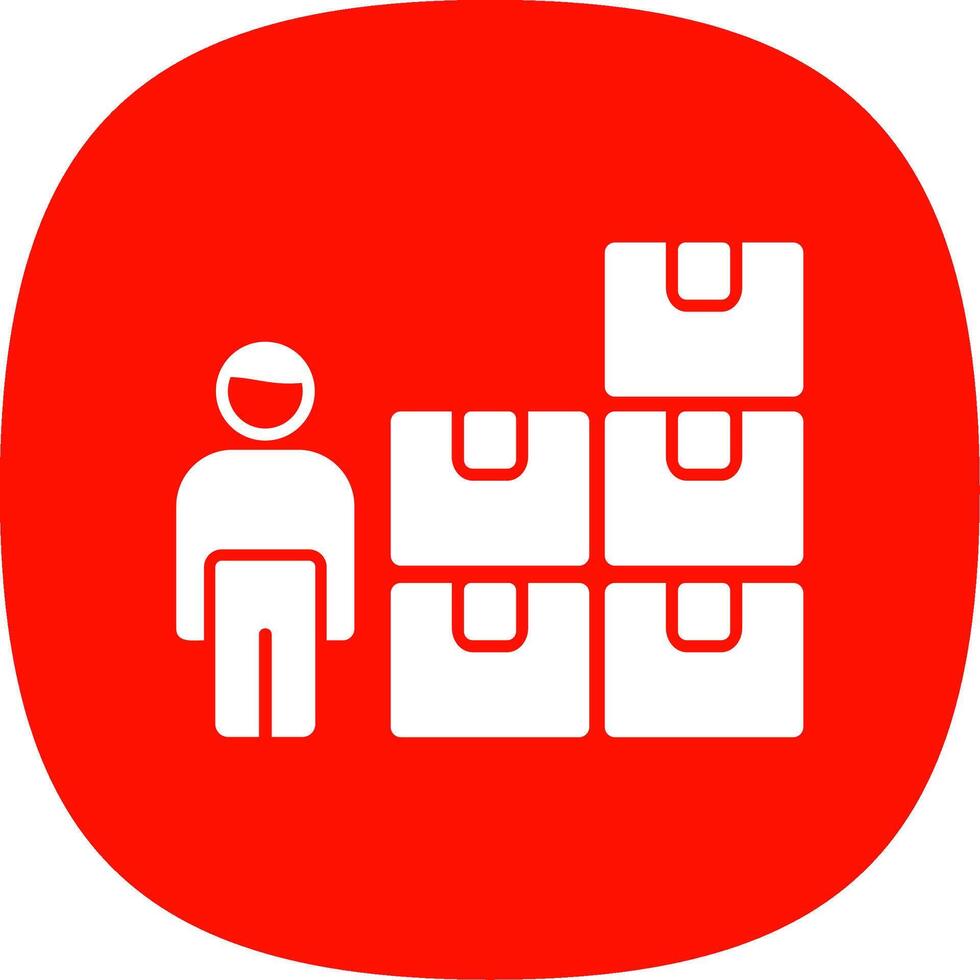 Control Glyph Curve Icon Design vector