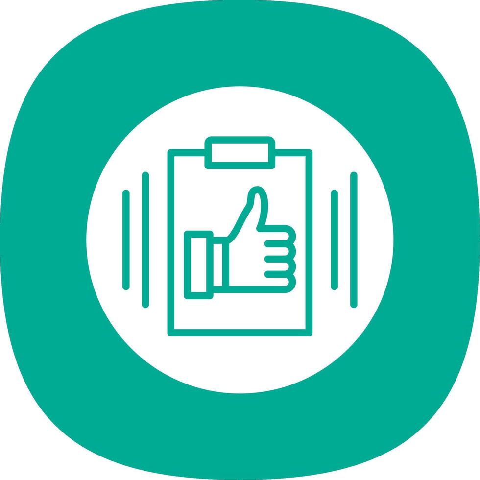 Competence Glyph Curve Icon Design vector