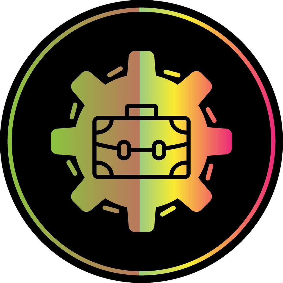 Software Development Glyph Due Color Icon Design vector