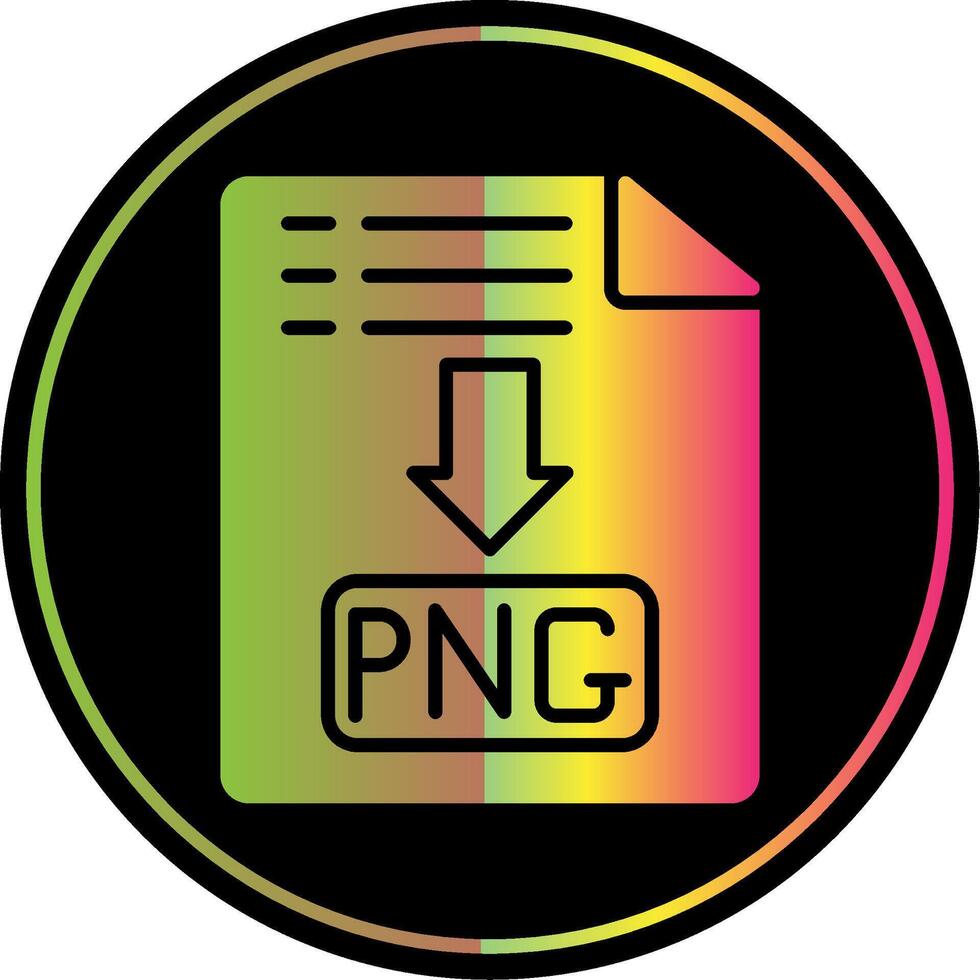 Glyph Due Color Icon Design vector