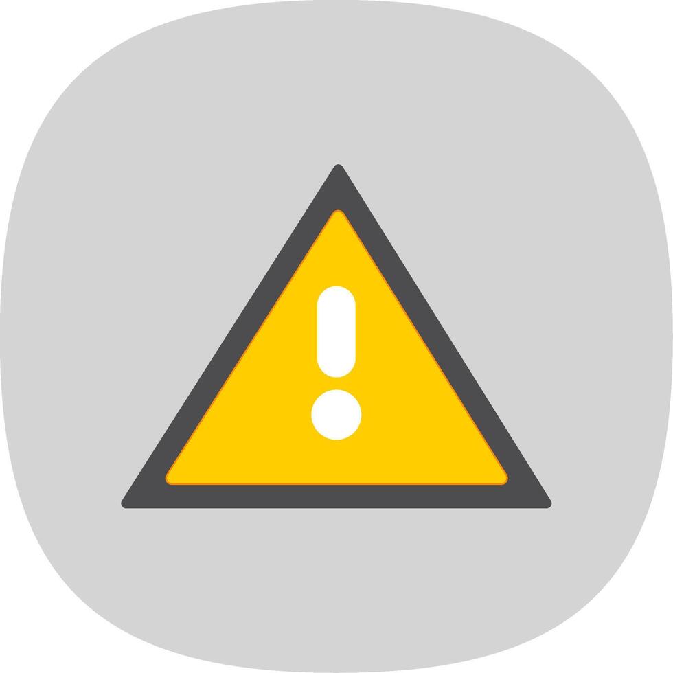 Sign Flat Curve Icon Design vector