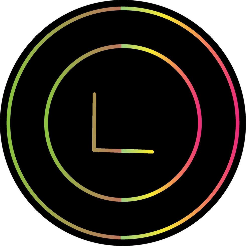 Chevron Line Gradient Due Color Icon Design vector