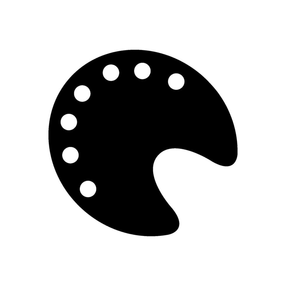 Painter tray illustrated on a white background vector