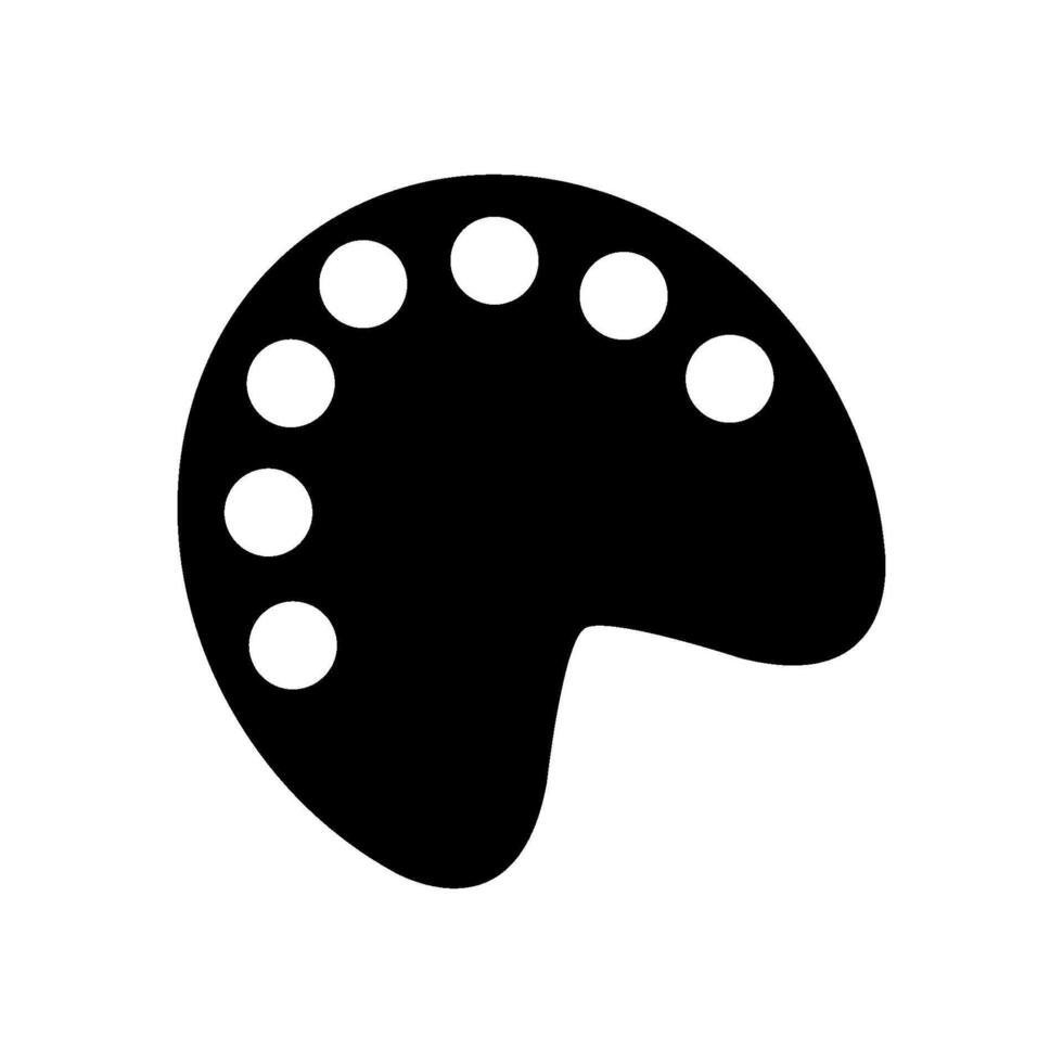 Painter tray illustrated on a white background vector