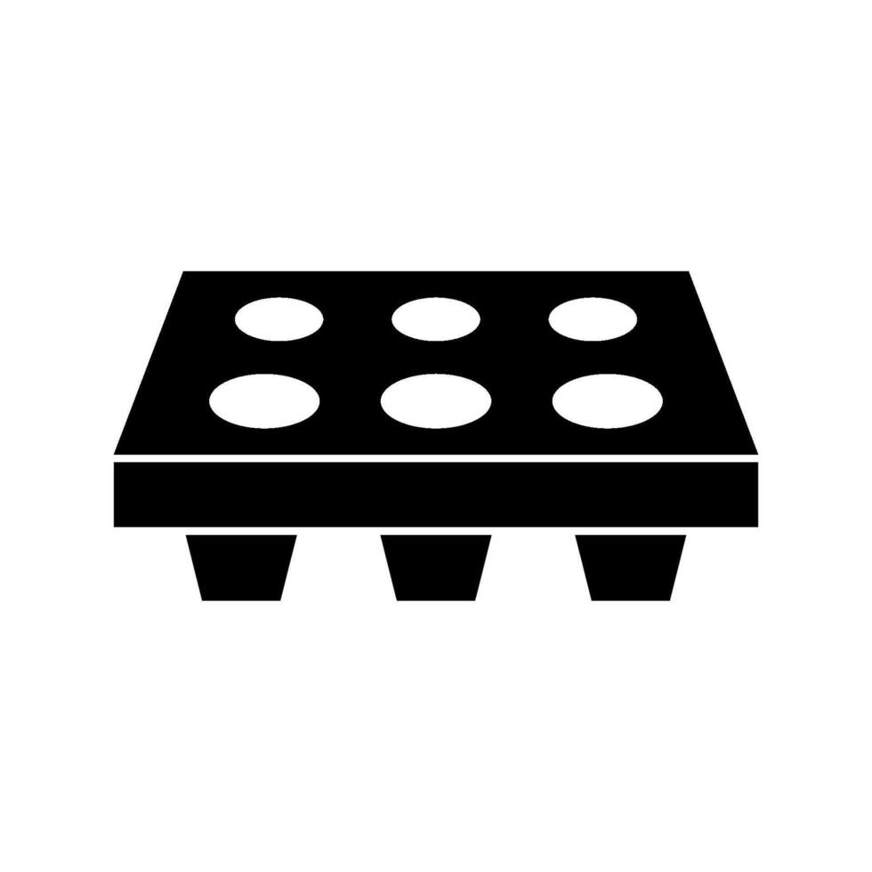 Muffin pan illustrated on white background vector