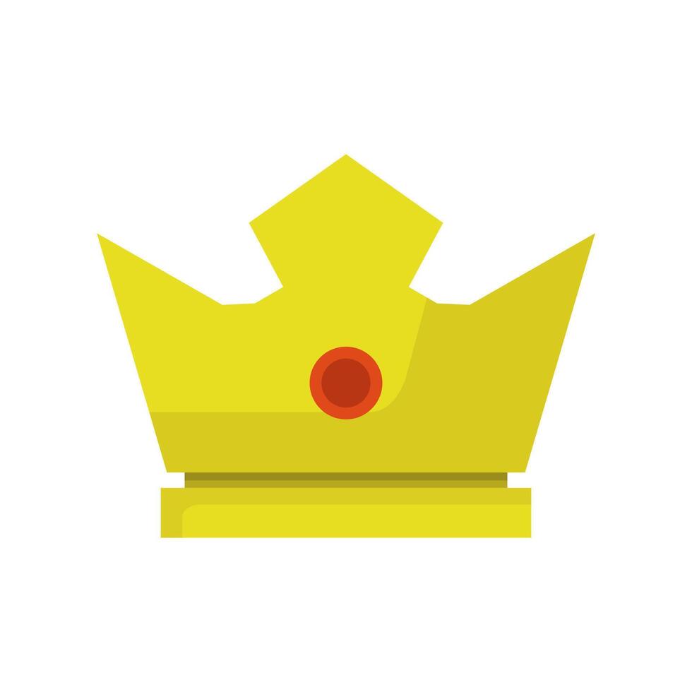 Crown illustrated on white background vector