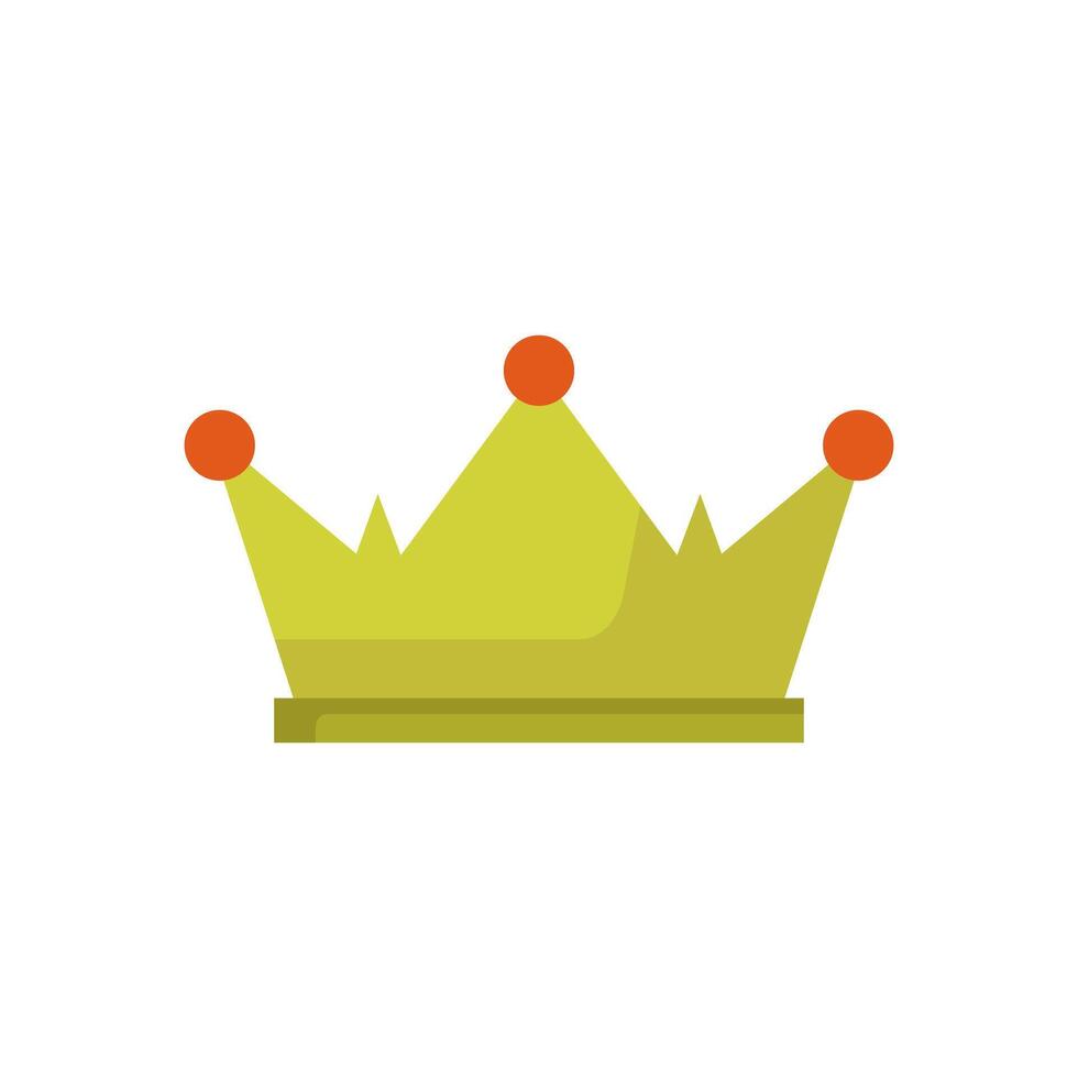 Crown illustrated on white background vector