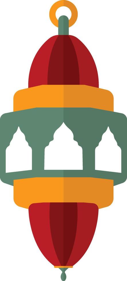 Ramadhan Kareem Lantern Decoration. Isolated Icon in Flat Design vector