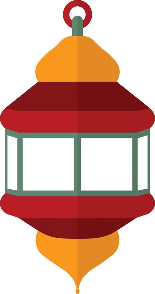Ramadhan Kareem Lantern Decoration. Isolated Icon in Flat Design vector