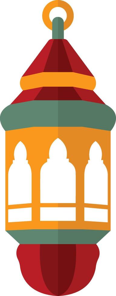 Ramadhan Kareem Lantern Decoration. Isolated Icon in Flat Design vector