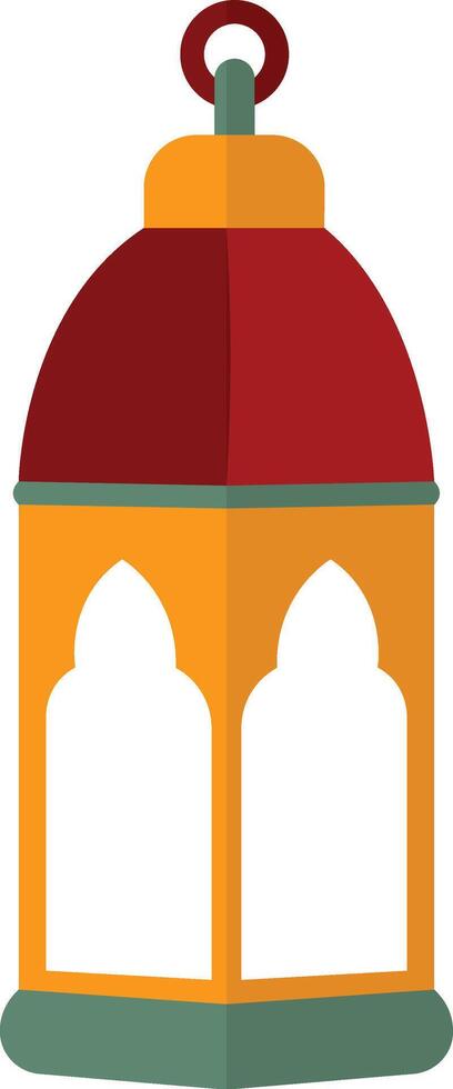 Ramadhan Kareem Lantern Decoration. Isolated Icon in Flat Design vector