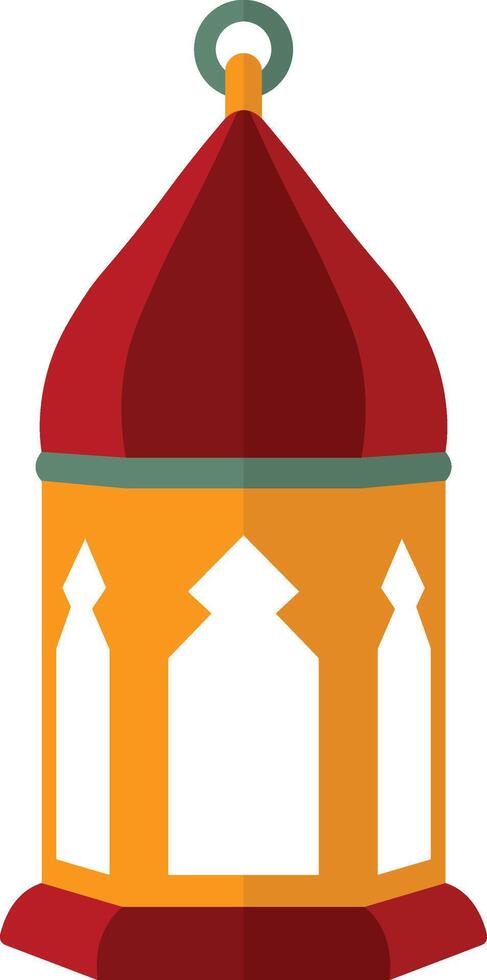 Ramadhan Kareem Lantern Decoration. Isolated Icon in Flat Design vector