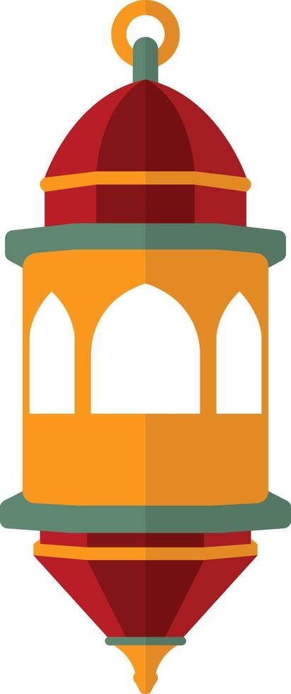 Ramadhan Kareem Lantern Decoration. Isolated Icon in Flat Design vector