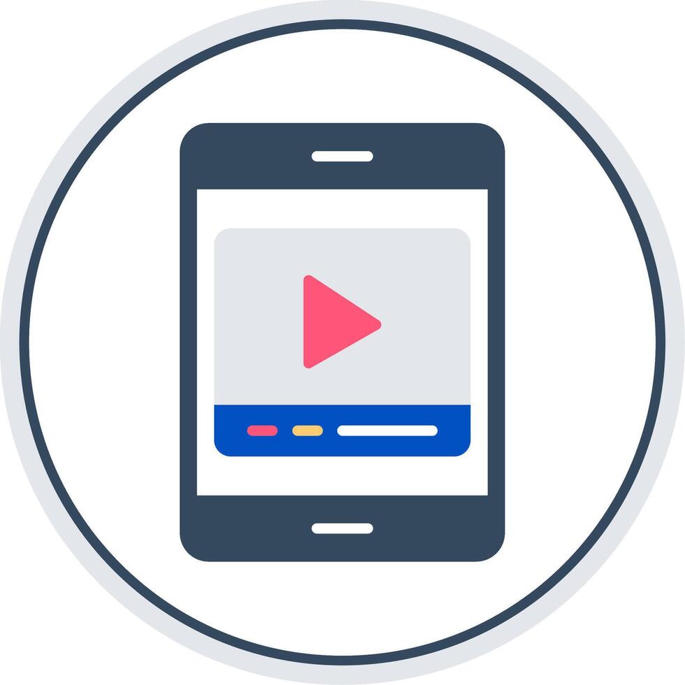 Flat Circle Icon vector