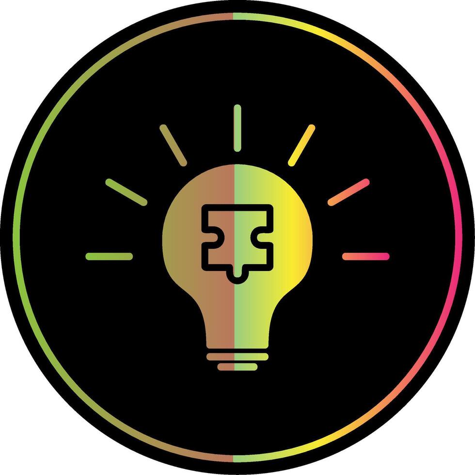 Solution Glyph Due Color Icon Design vector