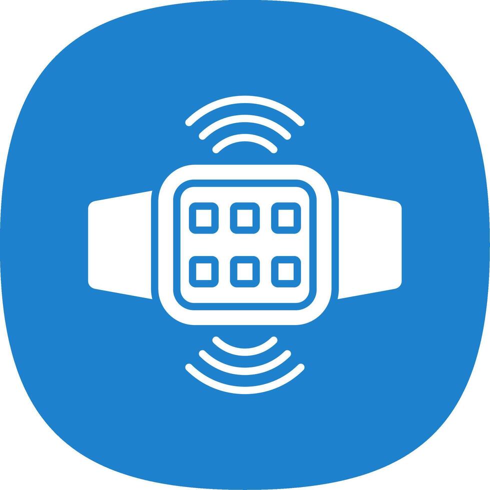 Connection Glyph Curve Icon Design vector
