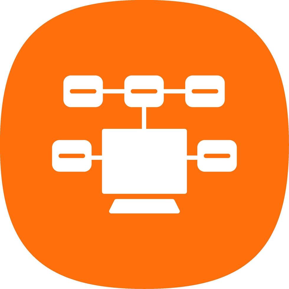 Tasks Glyph Curve Icon Design vector