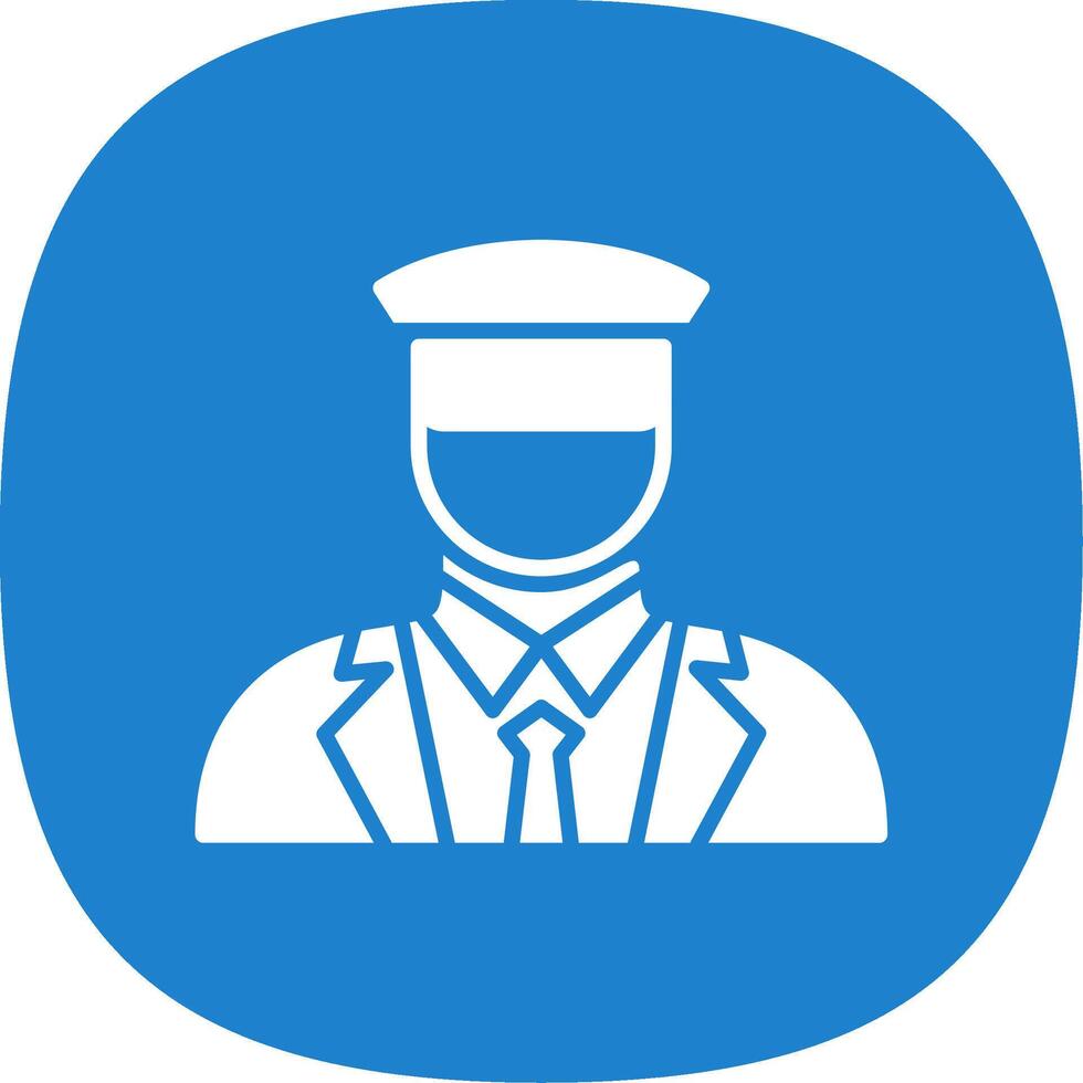 Tarin Driver Glyph Curve Icon Design vector