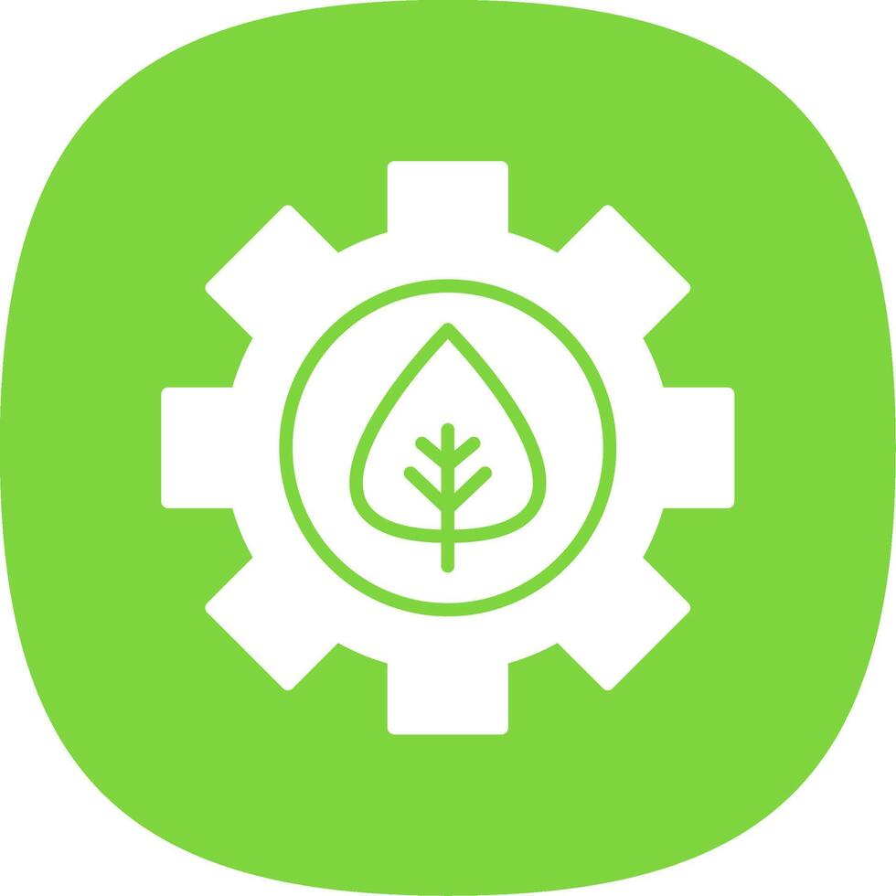 Offshore Platform Glyph Curve Icon Design vector