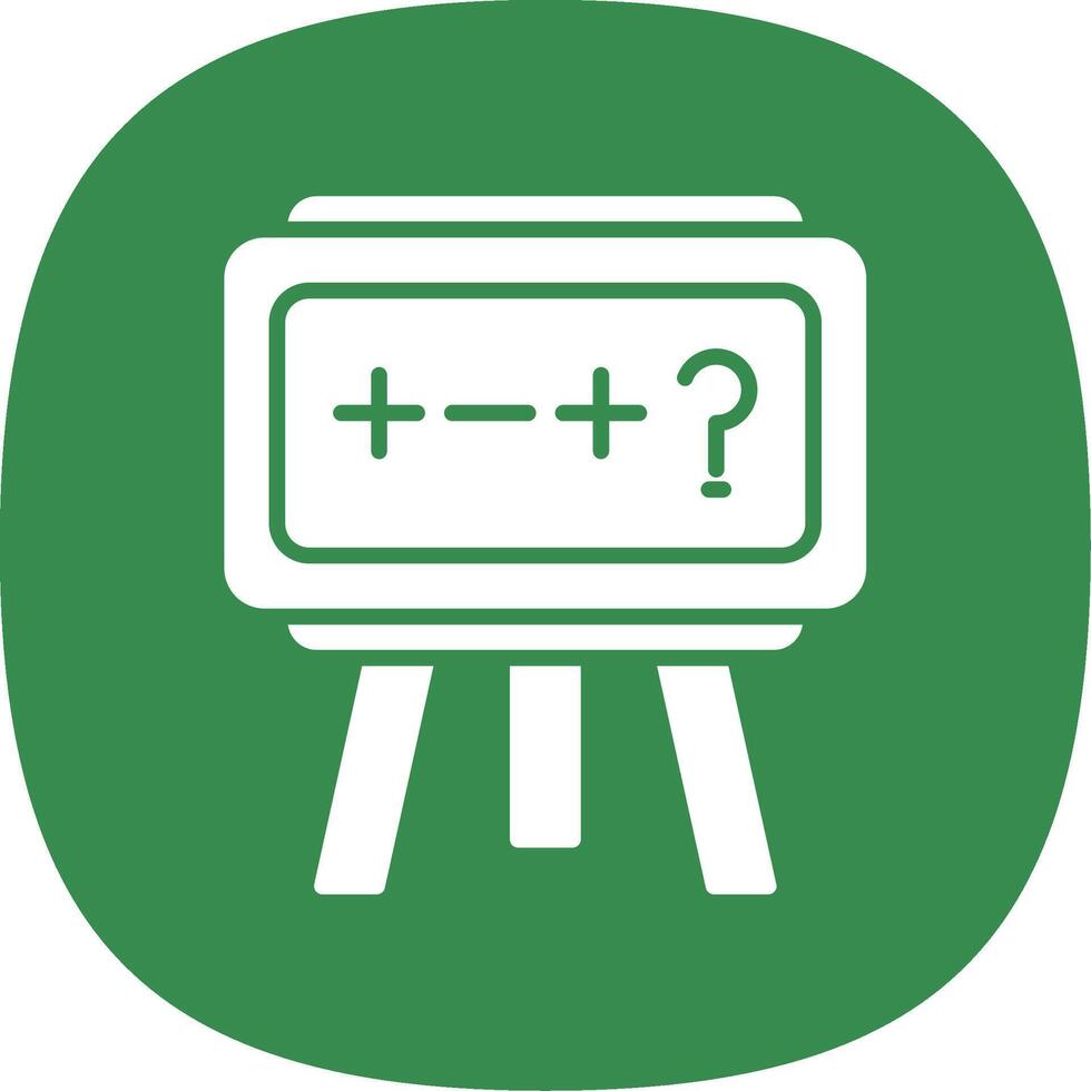 Theory Glyph Curve Icon Design vector