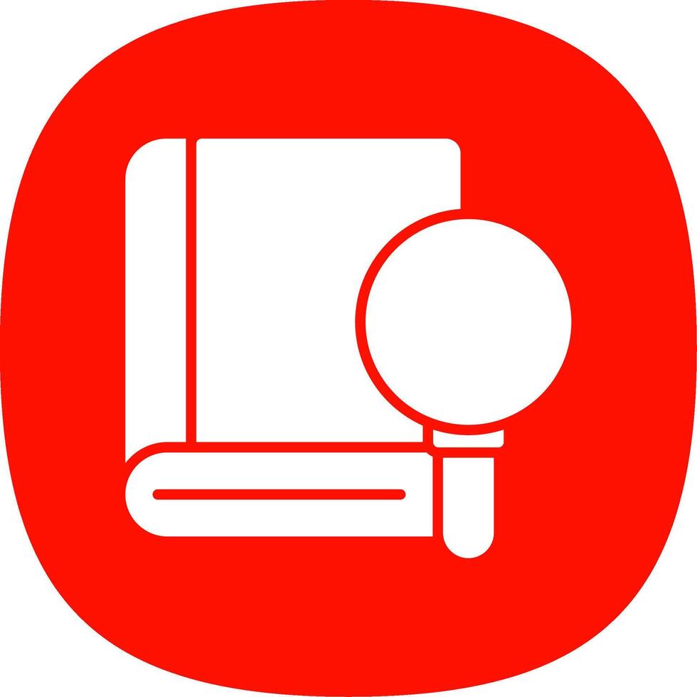 Know How Glyph Curve Icon Design vector