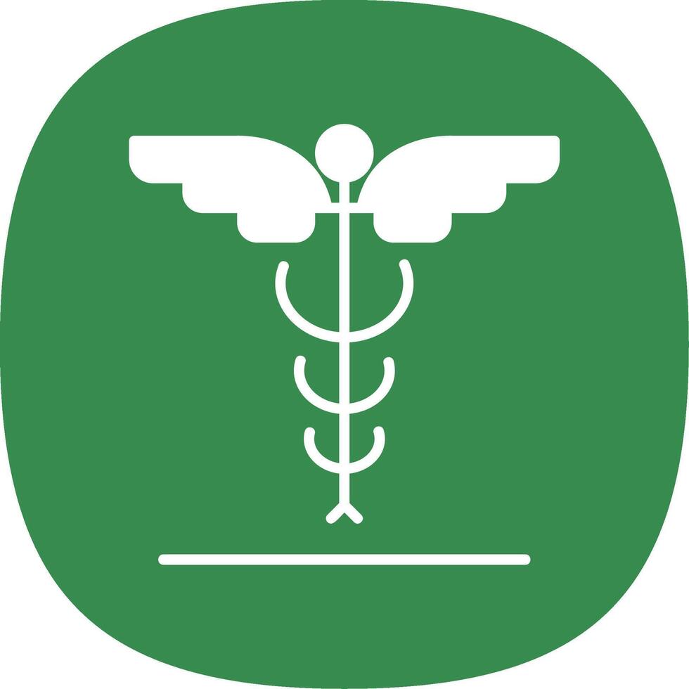 medicina glifo curva icono diseño vector