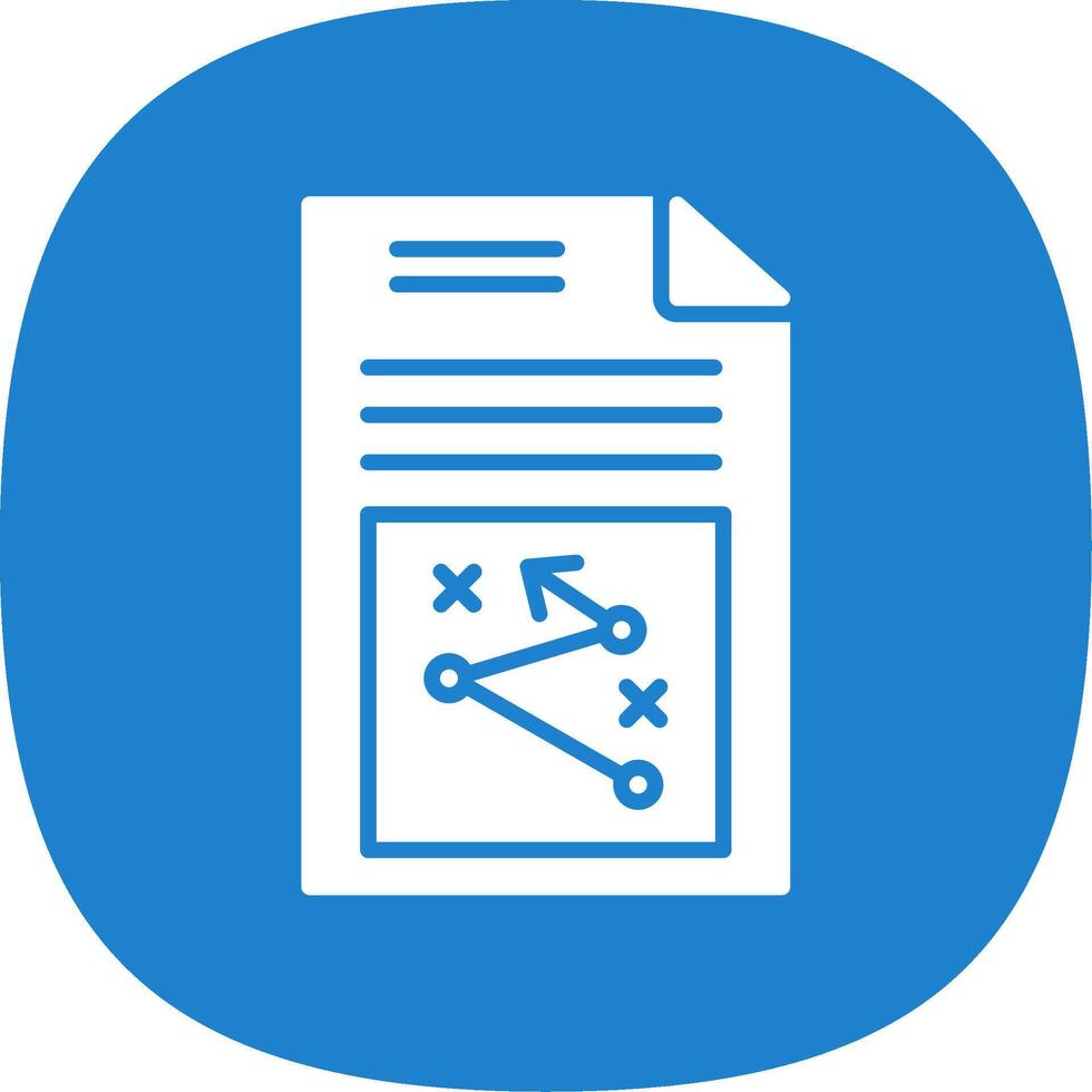 Business Strategy Glyph Curve Icon Design vector
