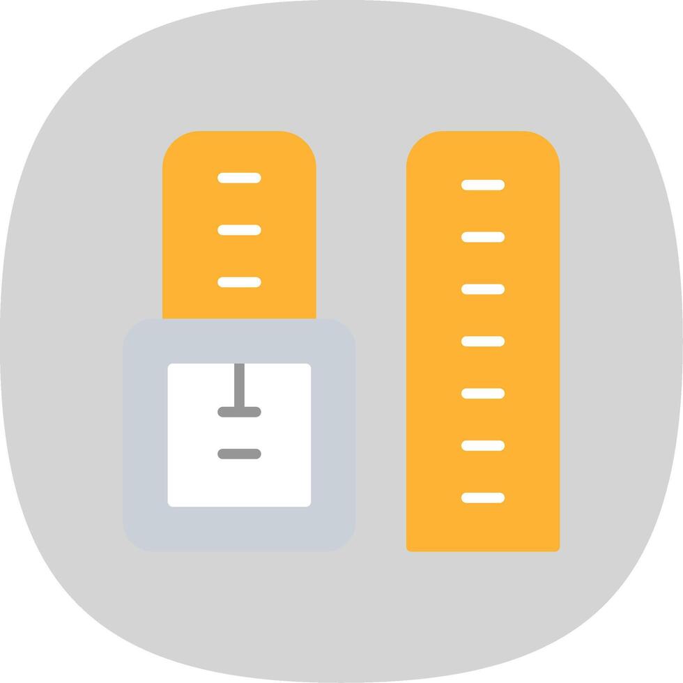 Watch Strap Flat Curve Icon Design vector
