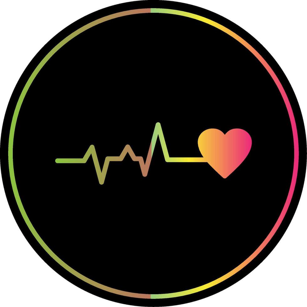 LifeGlyph Due Color Multi Circle Glyph Due Color Icon Design vector