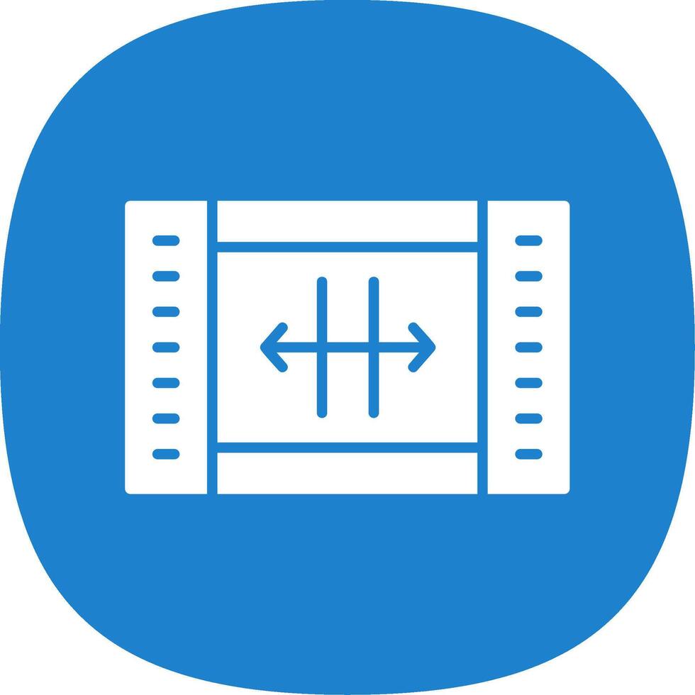 Resize Glyph Curve Icon Design vector