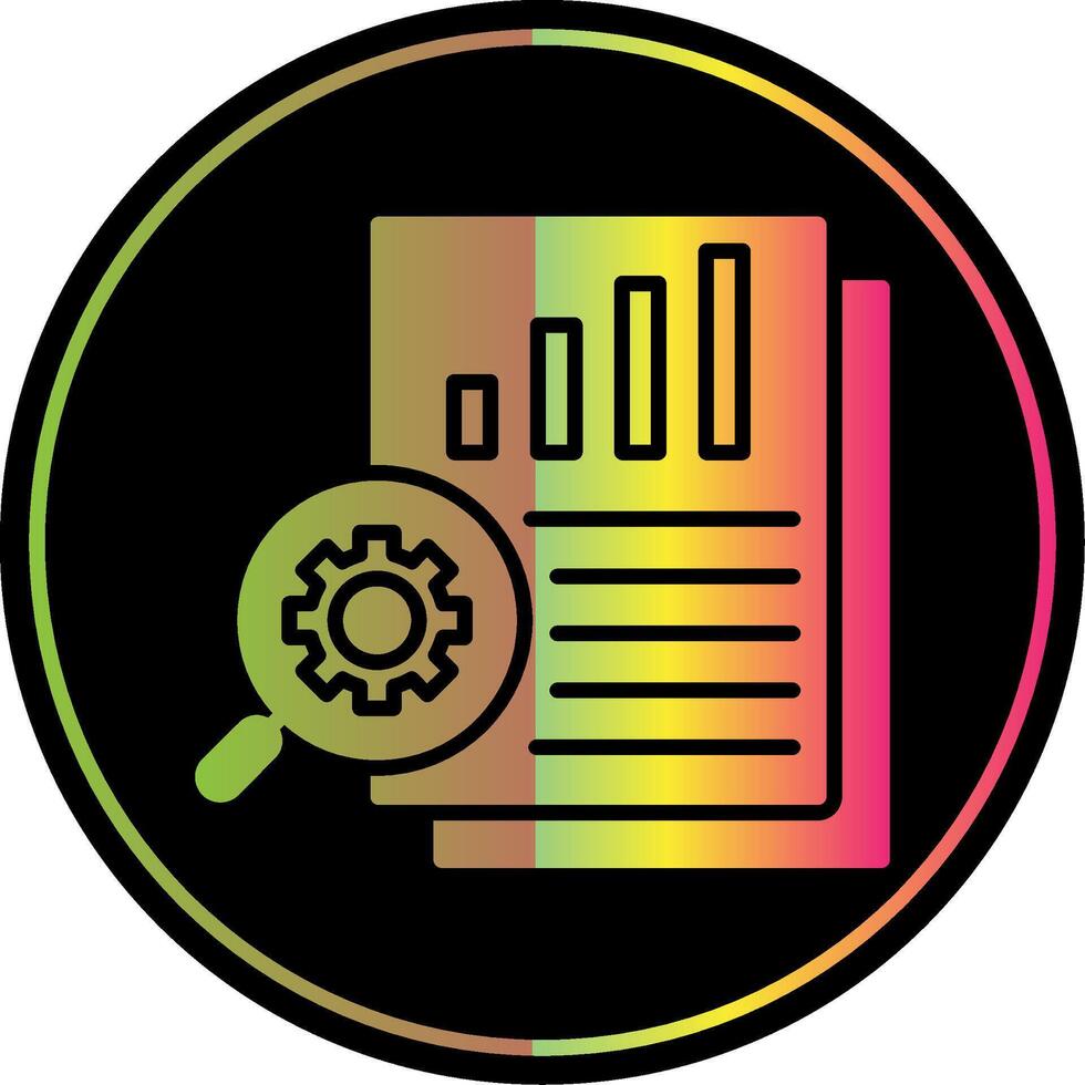 Jackhammer Glyph Due Color Icon Design vector