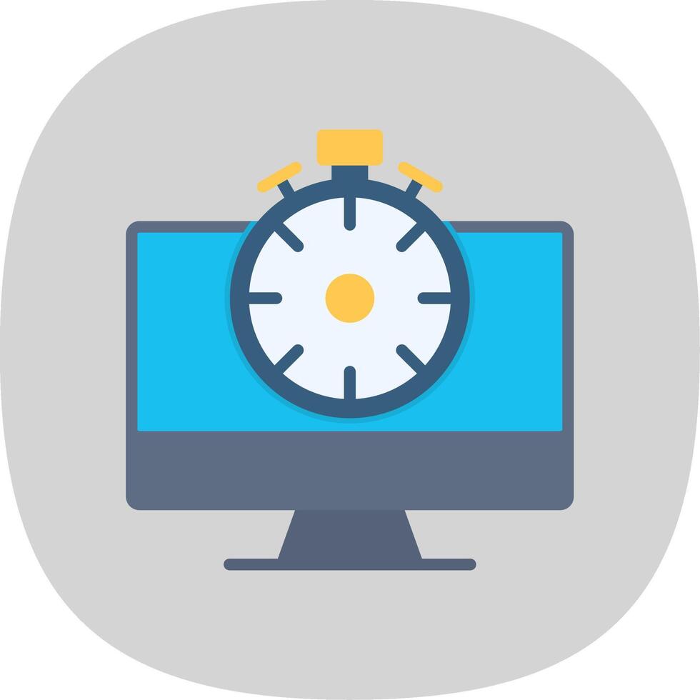 High Speed Communication Flat Curve Icon Design vector