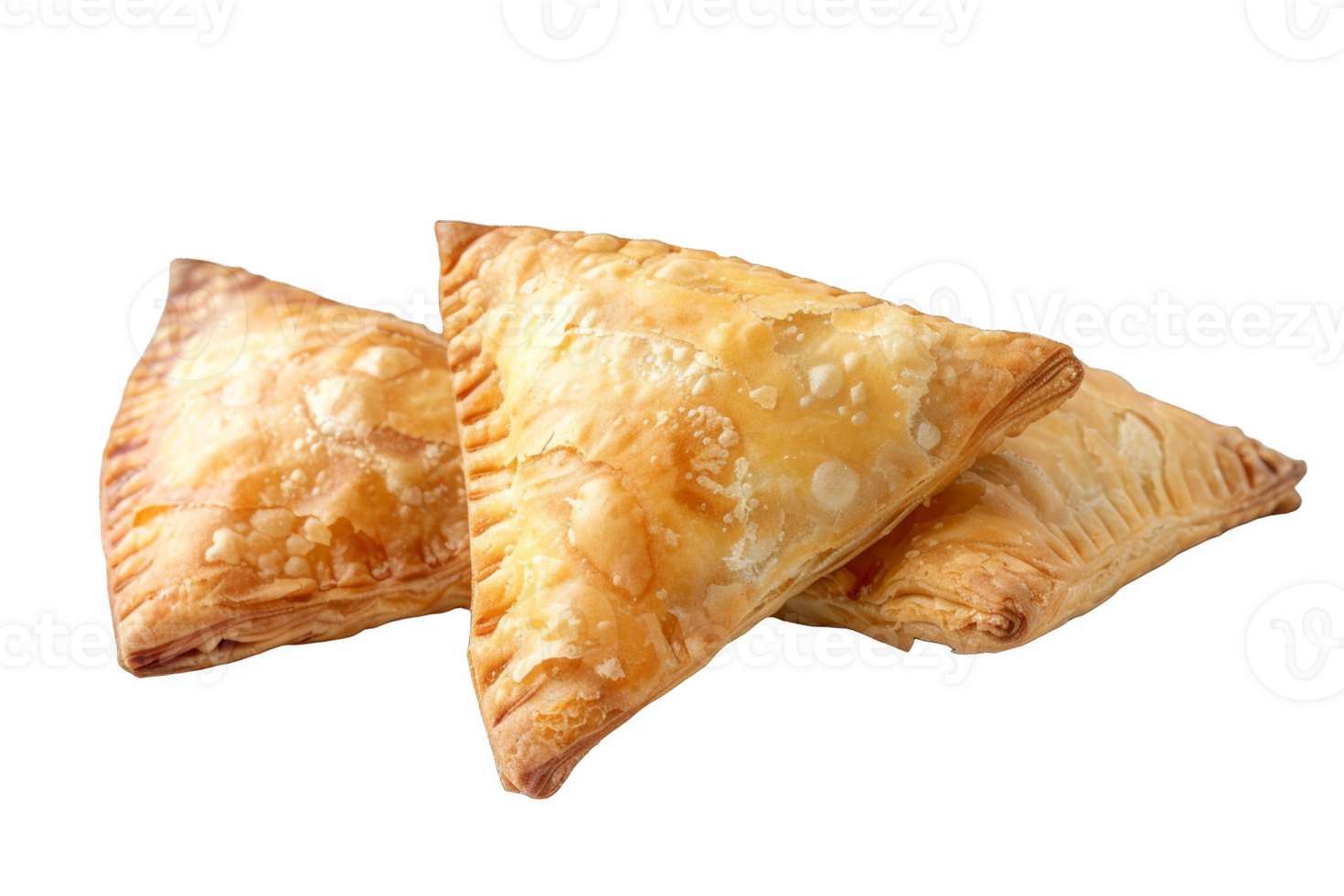 Three Pastry Pieces Stacked png