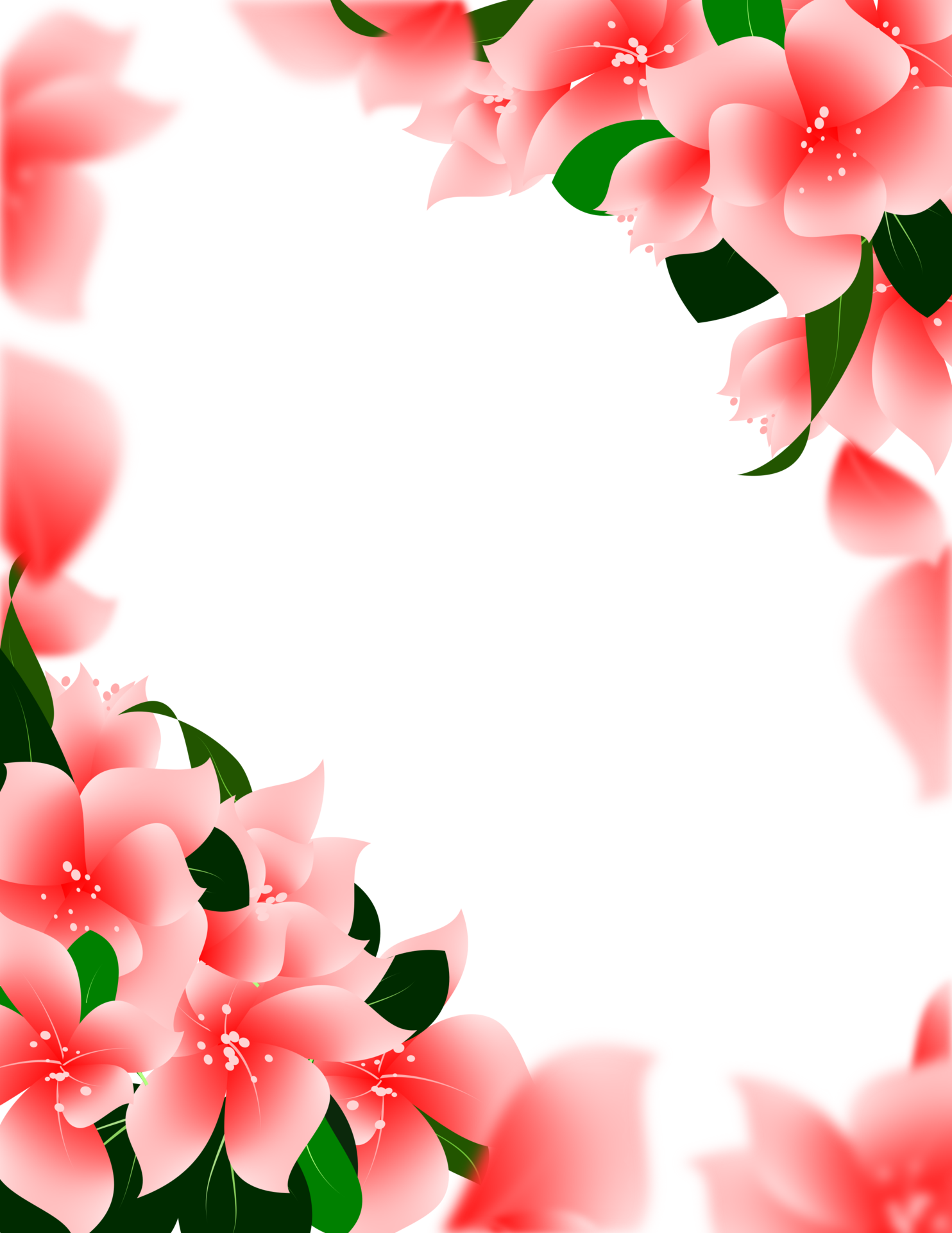 Floral frame border clipart 43847883 png