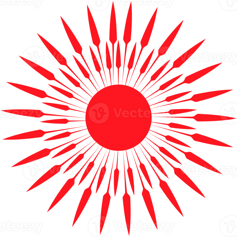 . Red beams firework. Best for sale sticker, price tag, quality mark. png