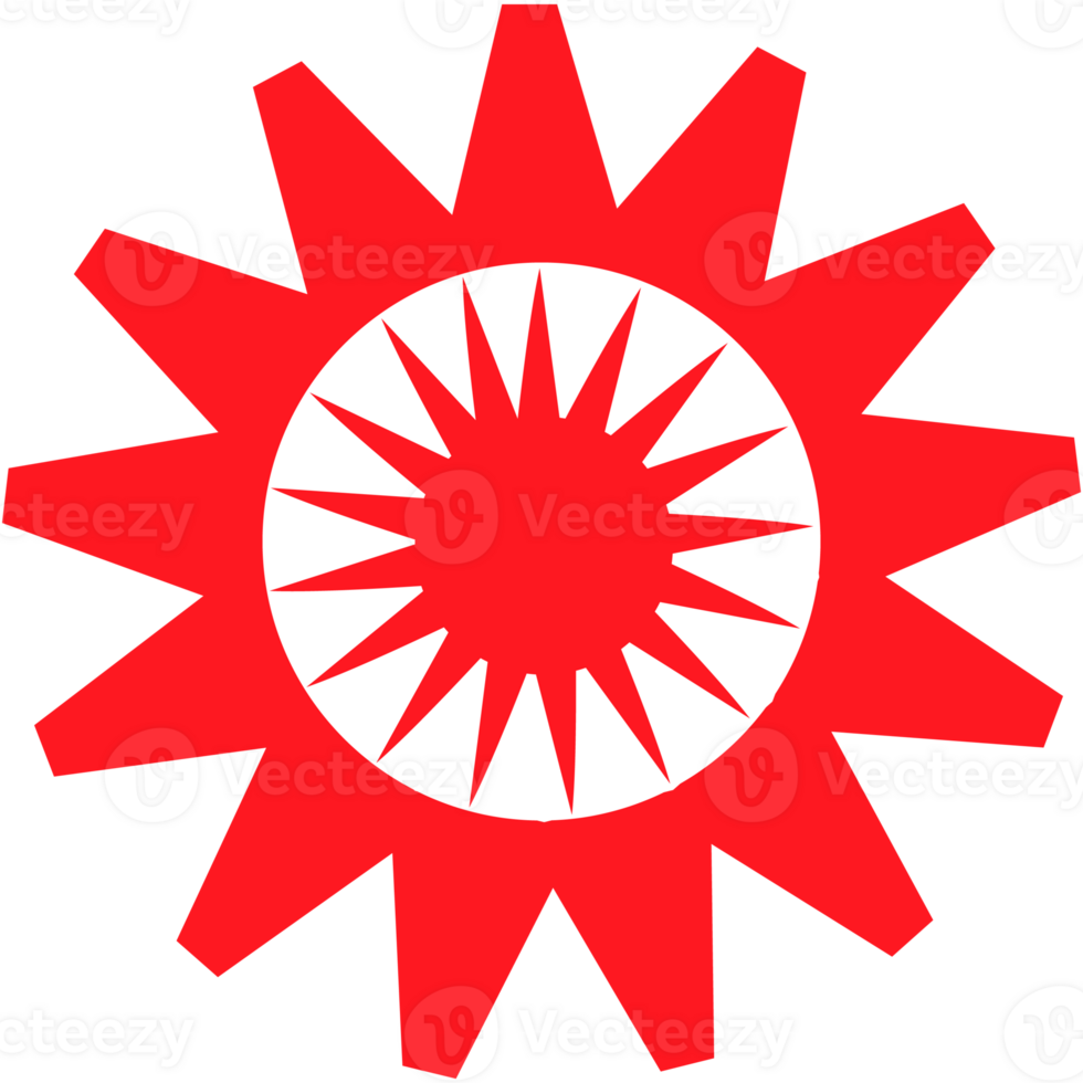 . Red beams firework. Best for sale sticker, price tag, quality mark. png