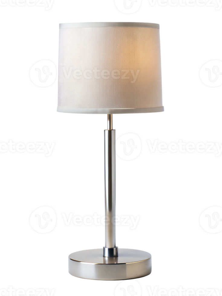 , minimalistisk stil tabell lampa isolerat på transparent bakgrund png