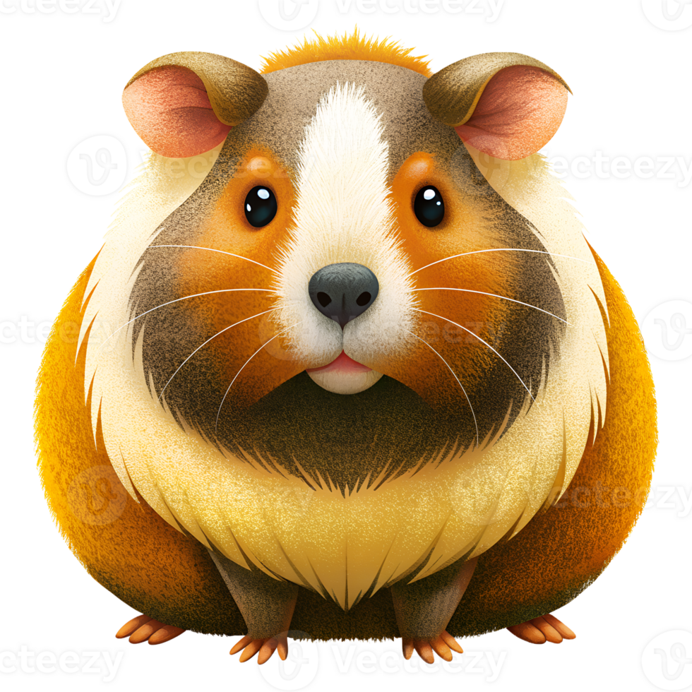 , Guinea pig isolated on transparent background png