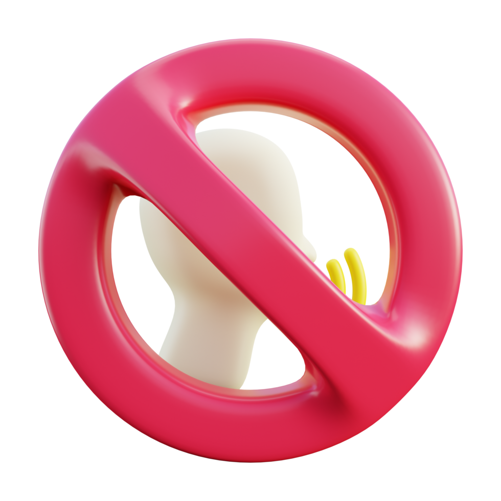 No Speaking Icon png