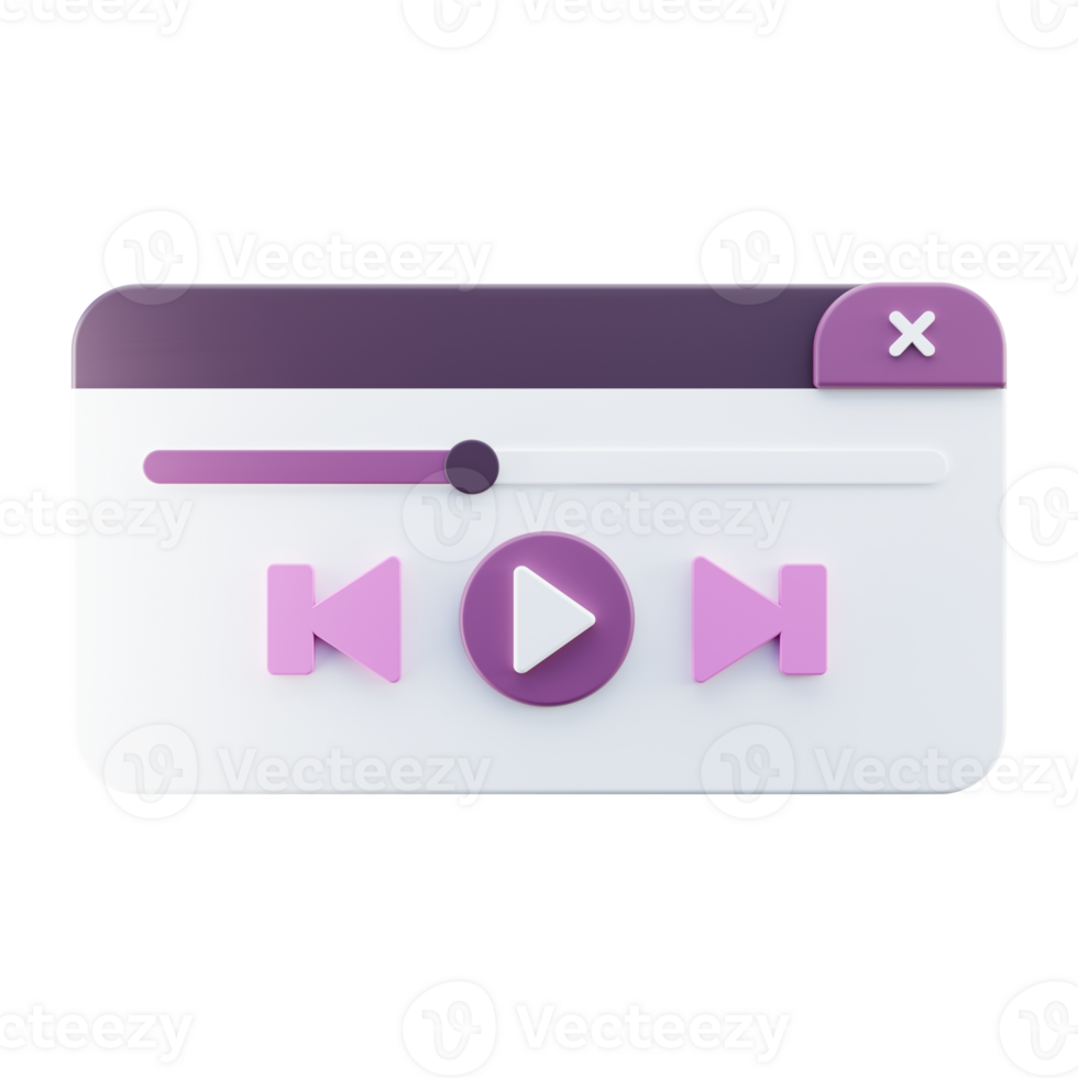 Music Notification Bar 3D Render png